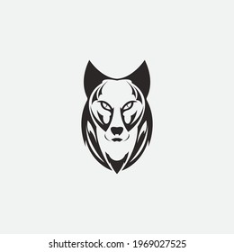 dog vector illustration design icon logo template