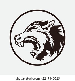 dog vector illustration design icon logo template