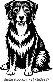 Hund Vektorillustration EPS 10
