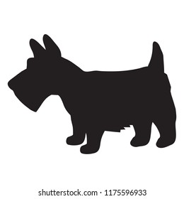 Dog vector illustration image