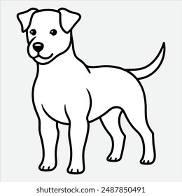 Ilustración vectorial de perro Imagen y arte