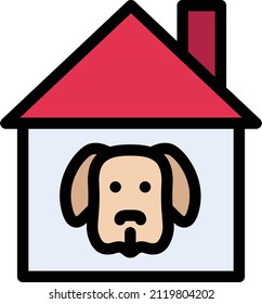 Dog Vector illustration on a transparent background.Premium quality symmbols.Stroke vector icon for concept and graphic design