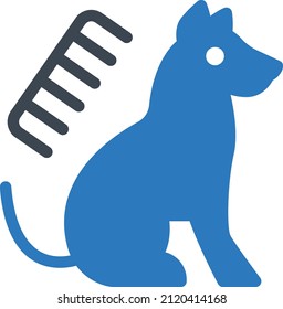 Dog Vector illustration on a transparent background.Premium quality symmbols.Glyphs vector icon for concept and graphic design.