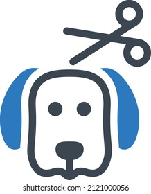 Hunde Vektorgrafik auf transparentem Hintergrund.Hochwertige Symbole.Glyphen Vektorsymbol für Konzept und Grafikdesign.