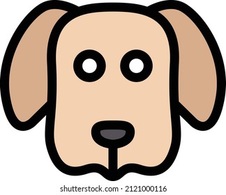 Dog Vector illustration on a transparent background.Premium quality symmbols.Stroke vector icon for concept and graphic design