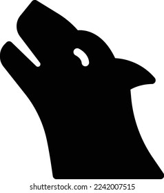 dog Vector illustration on a transparent background. Premium quality symmbols. Glyphs vector icons for concept and graphic design.