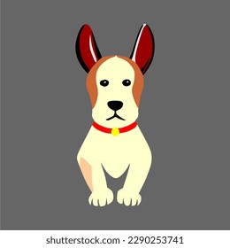 Dog vector illustration, puppy illustrations