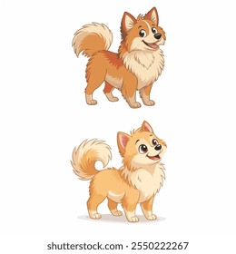 "Dog Vector Illustrations Set – Cute, Playful, and Detailed Designs for Pet Lovers and Projects", cute dog vector, dog vector 