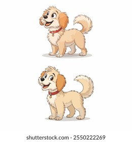 "Dog Vector Illustrations Set – Cute, Playful, and Detailed Designs for Pet Lovers and Projects", cute dog vector, dog vector 