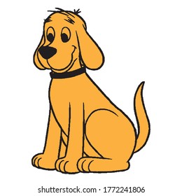 dog vector line art illustrations