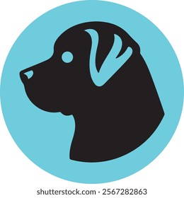 Dog vector logo design illustrations 