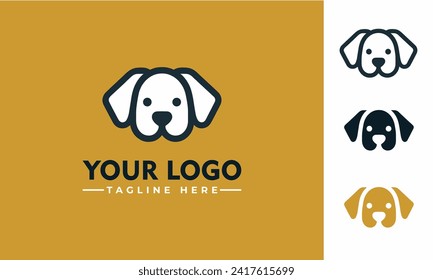 Dog vector logo design Vintage Paw logo vector for Dog Lover