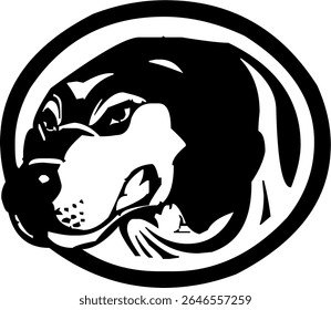dog vector logo in eps format