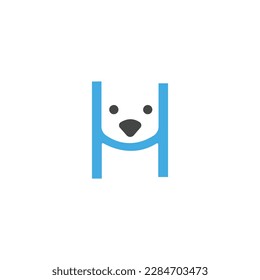 Dog vector logo. Dog icon. Veterinary logo