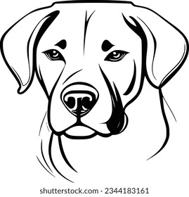 ilustrador del logotipo del vector del perro para la marca