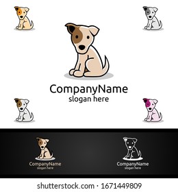 Dog Vector Logo for Pet Shop, Veterinary, or Dog Lover Concept