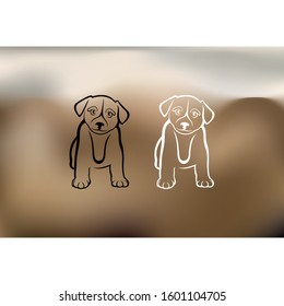 dog vector, for pet logos