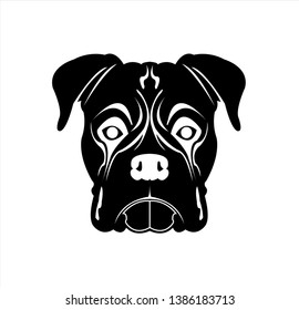 dog vector of puppy logo with background of cartoon pet