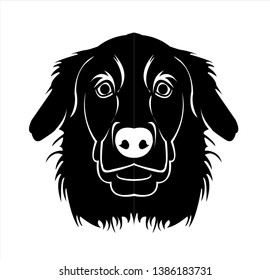 dog vector of puppy logo with background of cartoon pet