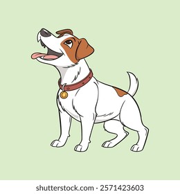 A dog vector is a scalable digital illustration of a dog, created using vector graphics.