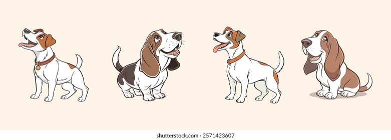 A dog vector is a scalable digital illustration of a dog, created using vector graphics.