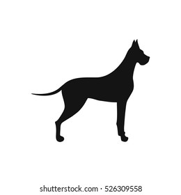 dog vector silhouette