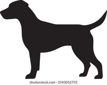 Hund Vektor Silhouette Datei