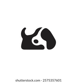 Dog Vector silhouette on white background , dog icon design, dog symbol vector template, pets icon, pets vector, doggy unique design, paw symbols, animals, cats, caw, doggy and cat, walf and fox.