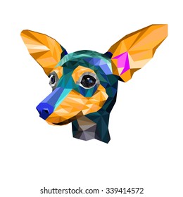 dog vector small drawing illustration pet animal