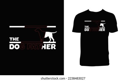 Dog Vector T Shirt Design. 