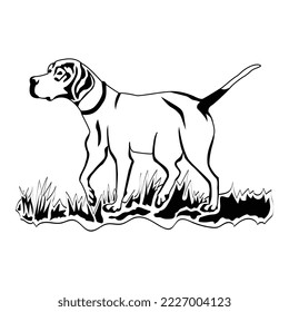 Dog Vector template, Cute dog vector. dog design. Illustration. animal art. dog wildlife. 