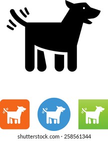 Dog Wagging Its Tail Icon