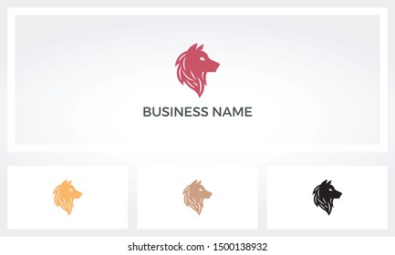 Dog Or Wolf Head Logo