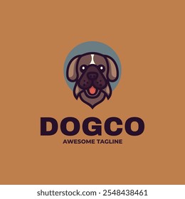 Dogco Simple Mascot Logo Template