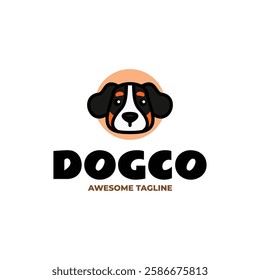 Dogco Simple Mascot Logo Template