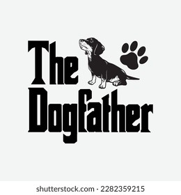 The Dogfather Funny Cool Father's Day Gift