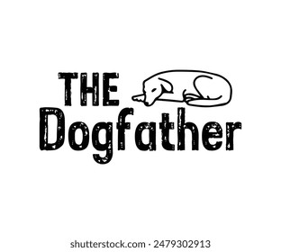 The Dogfather, Groovy Dog Mom, Pet Mom fur mom Cute Dog quotes cut files, Funny Dog Quotes Designs