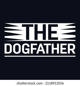 Diseño de citas motivacionales de tipografía Dogfather