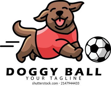 DOGGY BALL VECTOR LOGO HERE