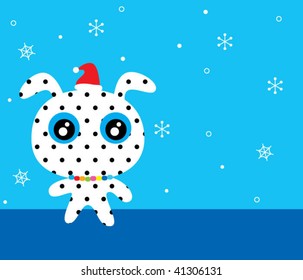 doggy christmas greeting