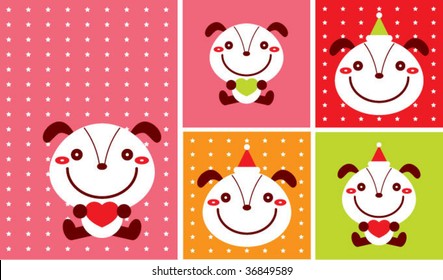 doggy collection card