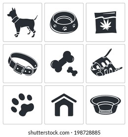 Doggy icons set 