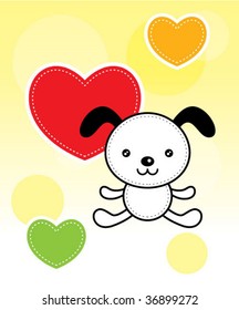 doggy love card