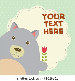 doggy with text 6