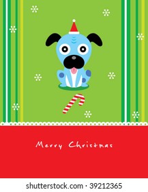 doggy xmas card