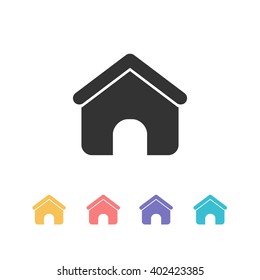 doghouse icon. vector illustration