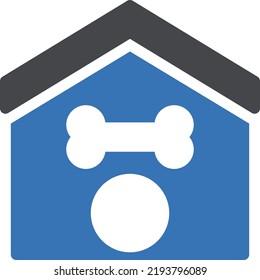doghouse  Vector illustration on a transparent background. Premium quality symmbols. Glyphs vector icons for concept and graphic design.