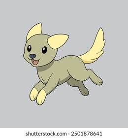 Dog-Jumping Vector Illustration: Energetic and Lively Canine Designs