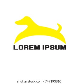 dog,logo,vector,yellow,