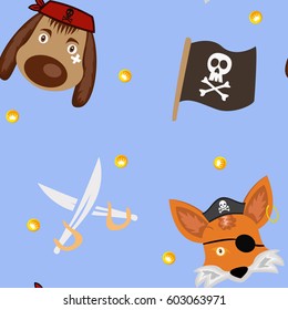 Dog-Pirate And Fox-Pirate